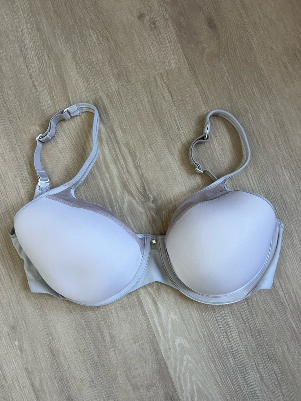 Bali Light Gray Smooth T-Shirt Bra 36c style 3439